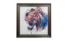 กรอบรูปภาพเสือเสริมมงคลตกแต่งบ้าน